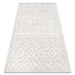 Alfombra SANTO sisal 58381 diamantes, zigzag beige