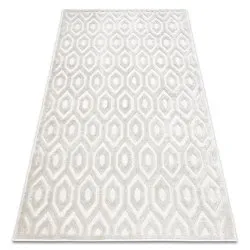 Alfombra SANTO sisal 58380 hexágono beige