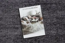 Dywan FLORENCE 24021 Jednolity, glamour, płasko tkany, frędzle - antracyt