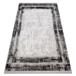 Alfombra TULS estructural, franjas 51235 vintage, marco antracita