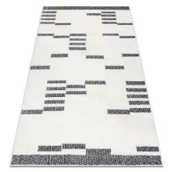 Alfombra moderna MODE 8511 geométrico crema / negro
