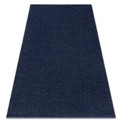 Alfombra SOFTY llanura color sólido azul oscuro