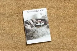 Dywan SOFTY koło Jednolity, jednokolorowy złoty