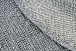 Alfombra MIMO 5979 circulo sisal exterior marco gris claro