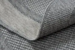 Alfombra MIMO 5979 circulo sisal exterior marco gris claro