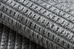 Alfombra MIMO 5979 circulo sisal exterior marco gris claro