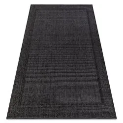 Alfombra MIMO 5979 sisal exterior marco color negro
