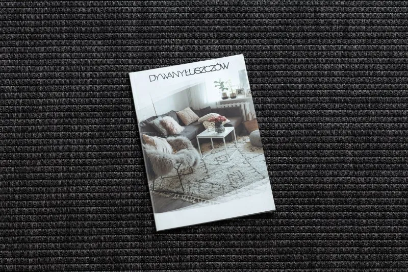 Alfombra MIMO 5979 sisal exterior marco color negro