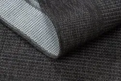 Alfombra MIMO 5979 sisal exterior marco color negro