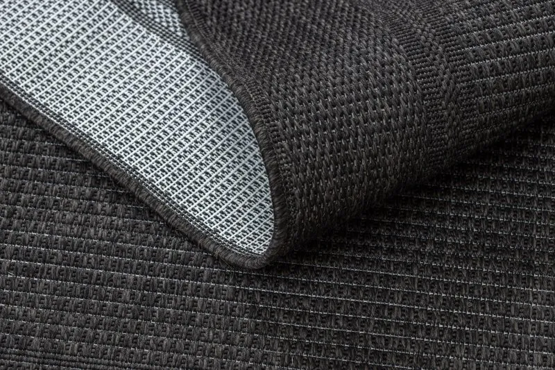 Alfombra MIMO 5979 sisal exterior marco color negro