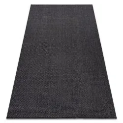Alfombra MIMO 6272 sisal exterior negro