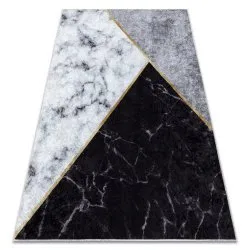 Alfombra lavable MIRO 51330.804 Mármol, geométrico antideslizante - gris