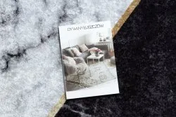 Alfombra lavable MIRO 51330.804 Mármol, geométrico antideslizante - gris