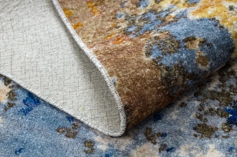 Alfombra lavable MIRO 51774.802 Abstração antideslizante - azul / beige