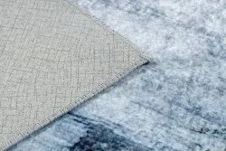 Alfombra lavable MIRO 51573.802 Abstração antideslizante - azul / oro