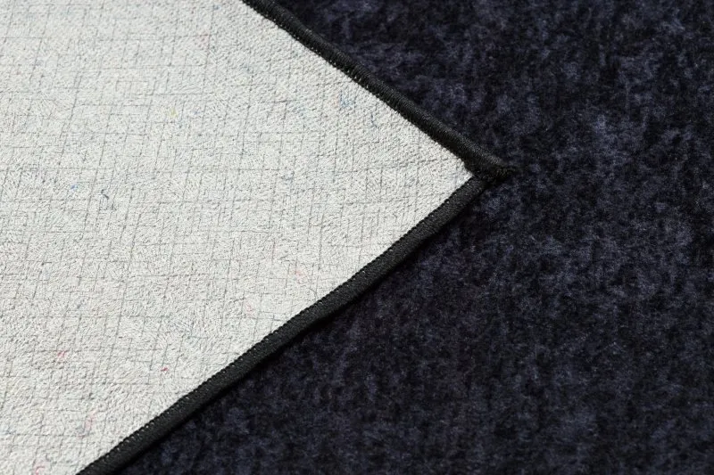 Alfombra lavable MIRO 52025.802 Mármol, geométrico antideslizante - negro