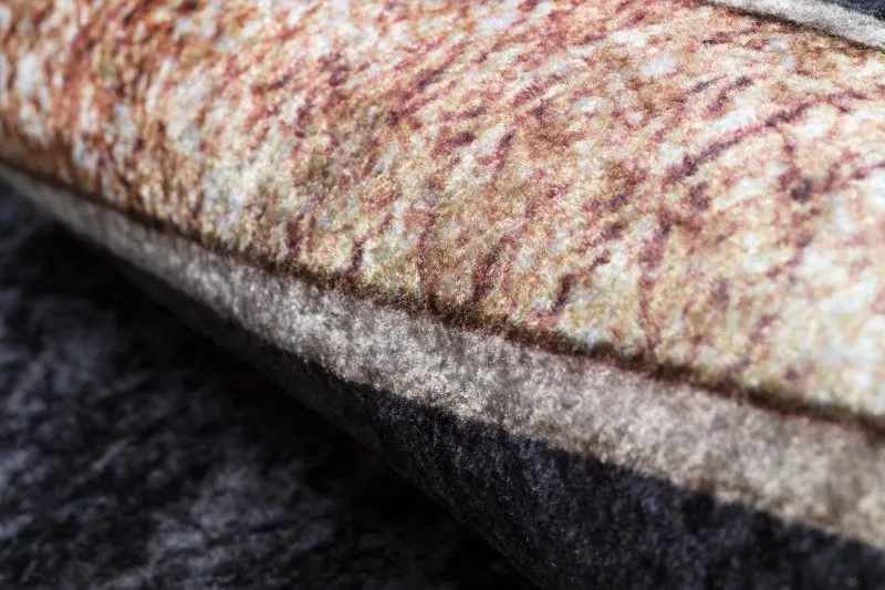 Alfombra lavable MIRO 52025.802 Mármol, geométrico antideslizante - negro