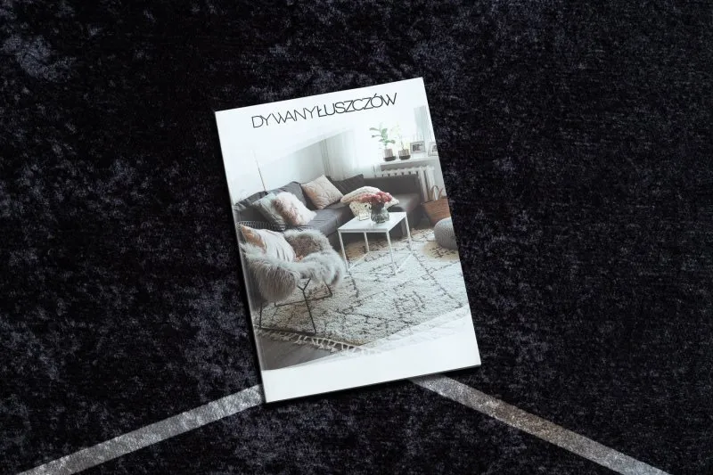 Alfombra lavable MIRO 51233.811 Geométrico antideslizante - negro