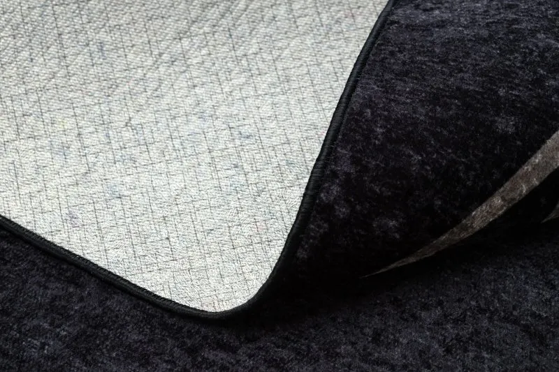Alfombra lavable MIRO 51233.811 Geométrico antideslizante - negro