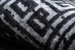 Alfombra lavable MIRO 51223.807 Mármol, griego antideslizante - negro / blanco