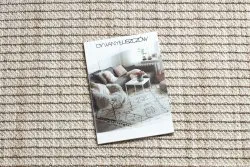 Dywan NANO FH72A Melanż, pętelkowy, płasko tkany beż