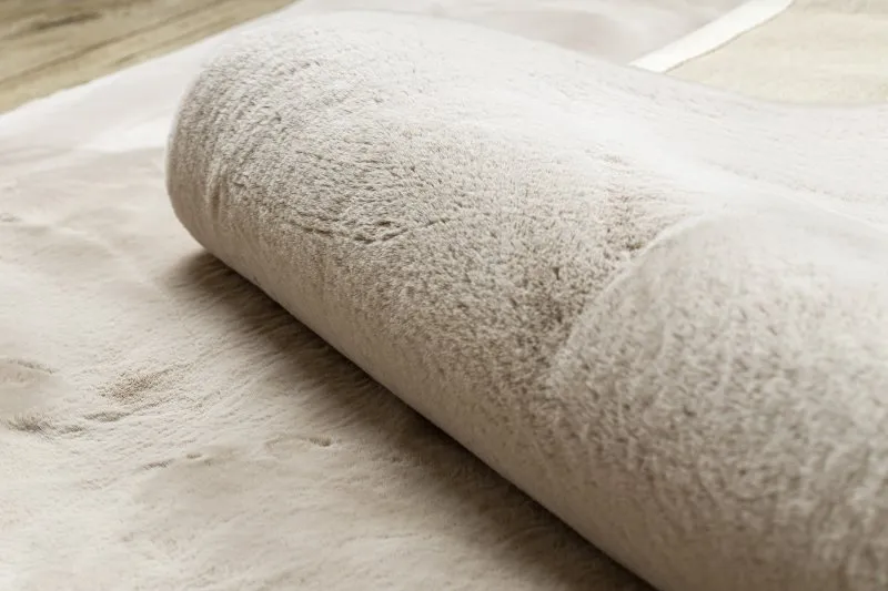 Dywan TEDDY NEW sand 52 Shaggy beż bardzo gruby, pluszowy