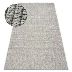 Alfombra ORIGI 3583 gris - hilo de SISAL tejido plano