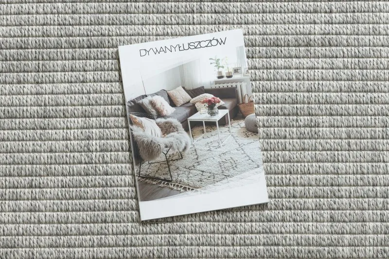 Alfombra ORIGI 3583 gris - hilo de SISAL tejido plano