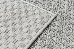 Alfombra ORIGI 3661 gris - hilo de SISAL tejido plano