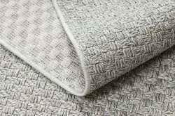 Alfombra ORIGI 3661 gris - hilo de SISAL tejido plano