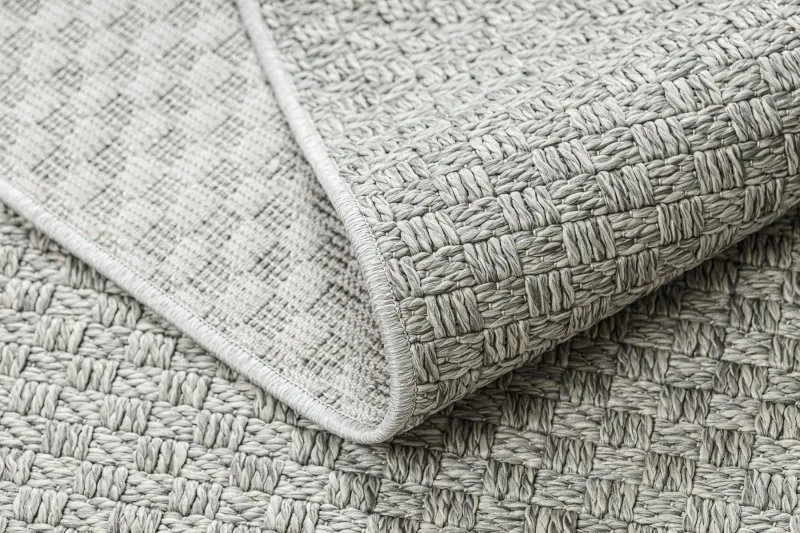 Alfombra ORIGI 3661 gris - hilo de SISAL tejido plano