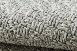 Alfombra ORIGI 3661 gris - hilo de SISAL tejido plano