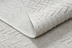 Dywan JERSEY 19243 krem - Jodełka, pętelkowy, strukturalny BOHO