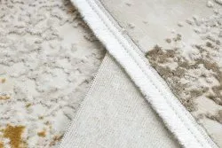 Dywan DUKE 51546 krem / złoty - Vintage, strukturalny, bardzo miękki, frędzle