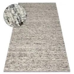 Dywan NEPAL 2100 natural, szary - wełniany, dwustronny, naturalny