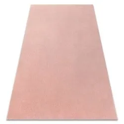 Alfombra de lavado moderna LINDO rosa, antideslizante, peluda