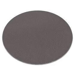 Alfombra de lavado moderna LINDO circulo gris, antideslizante, peluda