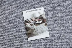 Dywan CASABLANCA WASHABLE 71511070 szary - do prania, melanż, pętelkowy 