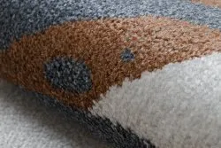 Alfombra BONO 8426 Selva, animales salvajes crema/oro oscuro
