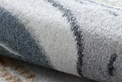 Alfombra BONO 8283 círculo Calle, animales crema / gris claro