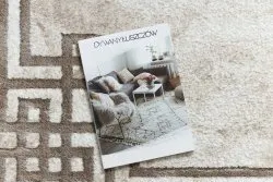 Dywan BLISS Z203AZ138 krem / beż - Ramka, nowoczesny, strukturalny 
