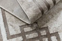 Dywan BLISS Z203AZ138 krem / beż - Ramka, nowoczesny, strukturalny 