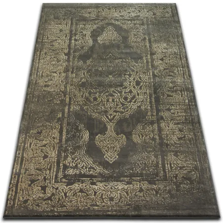 Alfombra DROP JASMINE 456 en caqui y beige oscuro, alfombra moderna