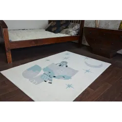 Alfombra crema que añade encanto a cualquier interior