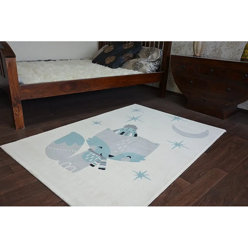 Alfombra crema que añade encanto a cualquier interior