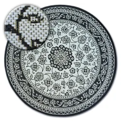 Alfombra de cuerda sisal FLAT círculo 48691/690 Vidriero