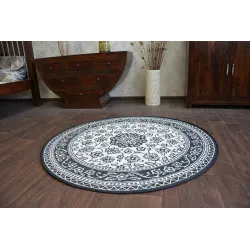 Alfombra redonda de sisal con textura suave, ideal para el dormitorio
