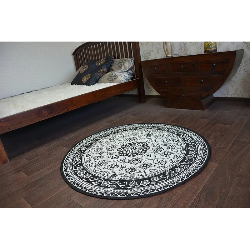 Alfombra redonda de sisal, fácil de cuidar, ideal para habitaciones infantiles