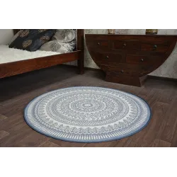 Alfombra redonda de sisal, textura suave, material de alta calidad