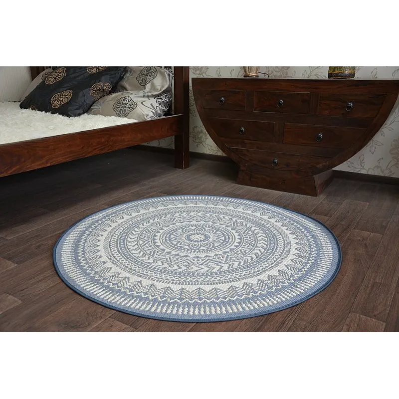 Alfombra redonda de sisal, textura suave, material de alta calidad